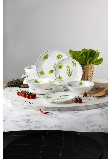 Korall "verdi" Camından Salata Kaseleri Seti 4 Adet 15 Cm\500 Ml Opalkalı 336285327 Beyaz