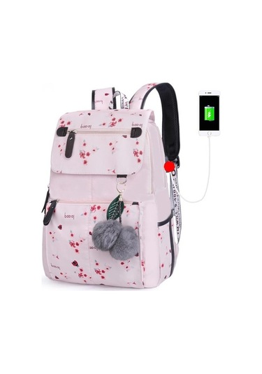 Createtech Usb Kelebek Peluş Çanta - Kızlar İçin Moda Dekorasyon Çok Renkli