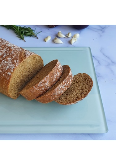 Kanallı  - Cam Kesme Tablası | Black Rock Şeritli | 25cm x 35cm