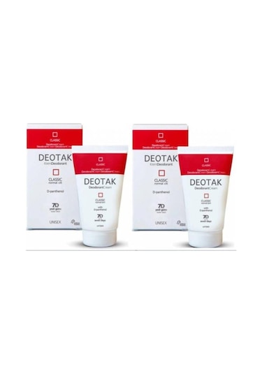 Deotak Classic Krem Deodorant 2 x 35 ML