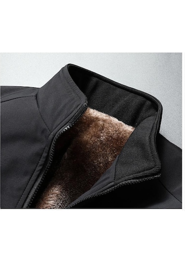 Sımıcg Erkek Sonbahar Ve Kış Kalınlaşmış Sıcak Ceket Mavi