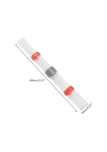 Asafe Isı Büzüşmeli, Kendinden Lehimli, Izole Konnektör 1Mm