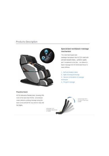 Wollex S60 Power Yoga Masaj Koltuğu Grey