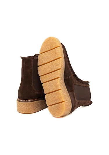 Marrone Bot Kadın 25k11778xs Vergelio Suede Marrone