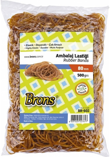 Brons 500 Gr Kauçuk Ambalaj Lastiği