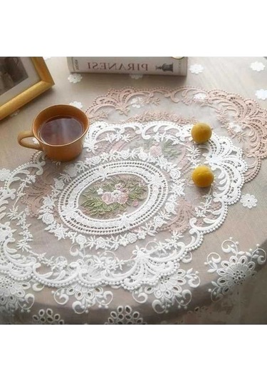 Ulzyvf Güzel Mutfak Peçeteleri - 2'li Set 30x41cm, Dekoratif Beyaz Elegant Beyaz