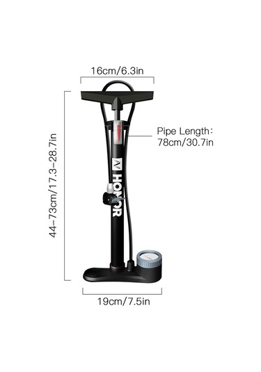 Youtek Bisiklet Dikey Hava Pompa, 160 Psı, Kolay Okuma Manometre, Schrader/presta/dunlop Uyumlu, Hızlı Ve Güvenli Şişirme