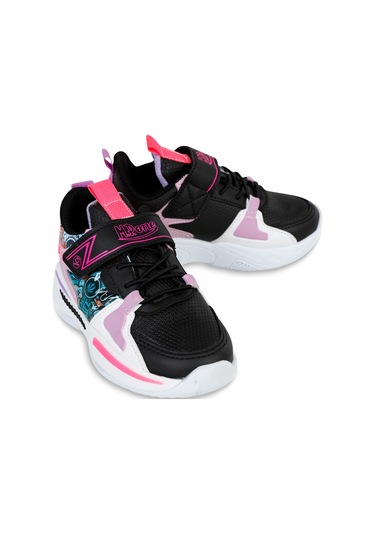 Mpone Pt Sports Casual Kız Çocuk Spor Ayakkabı 26-30 Numara Mor-siyah 13794233224w1 Mor - Siyah