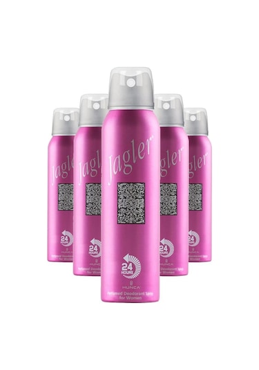 Jagler Classic Kadın Sprey Deodorant 5 x 150 ML