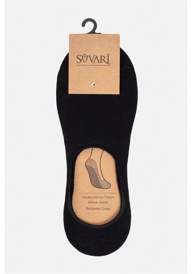 SÜVARİ Siyah Babet Çorap