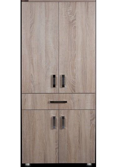 Çok Amaçlı Dolap Hard Parlak Somone Suntalem 4raf 1çekmece Kutu Sevk 180 El Yapım Ahşap