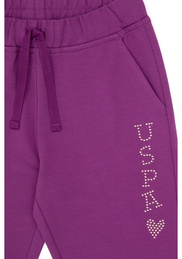 U.s. Polo Assn. Kız Çocuk Menekşe Eşofman Altı 50317895-vr037 Menekse