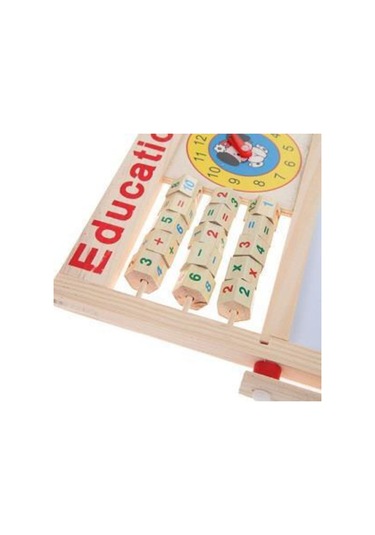 Çocuk Manyetik Yazı Tahtası Ahşap Eğitim Türkçe Matematik Öğrenme