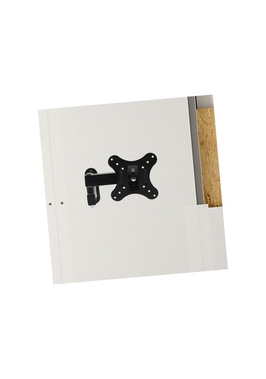 2 Adet Monitör Standı Monitör Kolu Eğim Bilgisayarı Projektör Birimi Üçlü Yükseltici