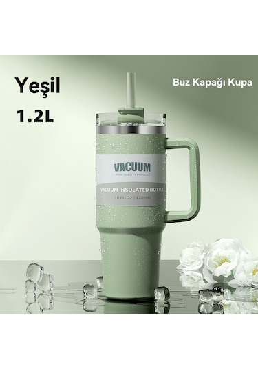 6arabaya Monte 304 Paslanmaz Çelik Isı Ve Soğuk İzolasyonlu Buz Kabı