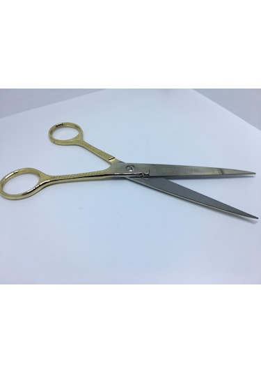 Taksun Berber Makası Altin Sap Çelik Kod:605G No:6.5 17.5 Cm