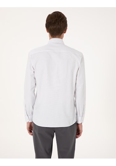 Pierre Cardin Erkek Gri Gömlek Desenli 50307263-vr024 Gri