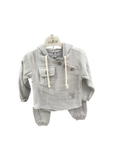 Babydoll 2'li Takım Jclas -10816 Gri