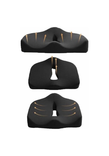 Deva Medikal Visco Posture Oturma Minderi Dik Duruş Yastığı Ortopedik Minder