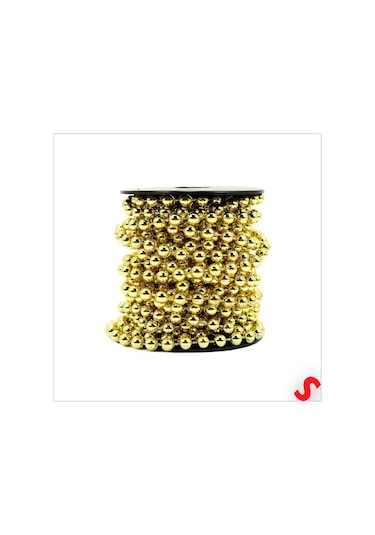 Zincir Boncuk Makara, 6mm X 8mt - Altın 1+