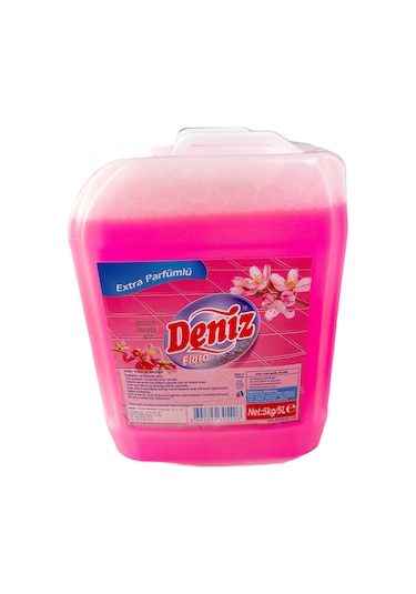 Deniz Flora Fresh Yüzey Temizleyici Yer Zemin Temizleyici Temizlik Sıvısı - 5 Kg. - Bidon