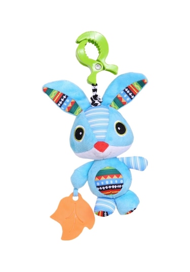 Biba Toys Çıngıraklı Puset    Oyuncağı Tavşan-Titreşimli