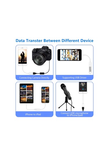 Speeduf Lightning - Usb Kamera Adaptörü, İphone/ipad Uyumlu Usb 3.0