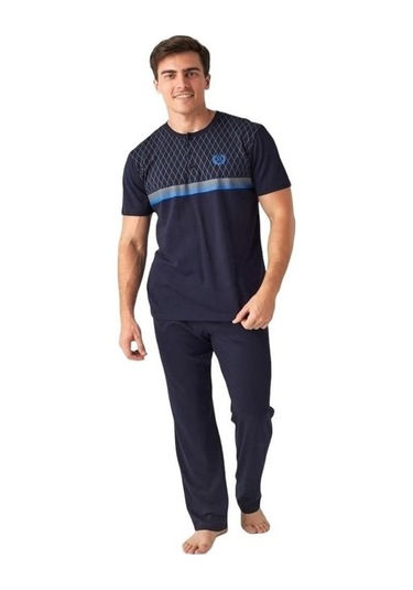 Mod Collection 3 Parça Şortlu Kısa Kol Erkek Pijama Takım