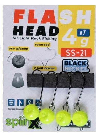 Spıınx Flash Head Jıghead Uv Sarı 3,5g 6 4p 1 Pack