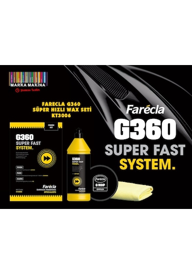 Farecla G360 Süper Hızlı Wax Seti Kt3006