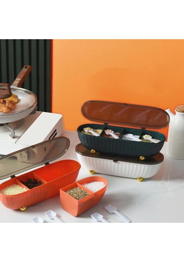 Suntek Baharat Şişesi Mutfak Çeşni Depolama Organizatörü