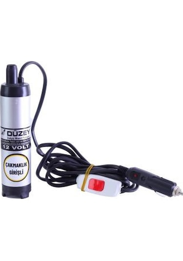 Düzey 12 Volt Çakmaklık Girişli Mini Dalgıç Mazot Aktarma Pompası