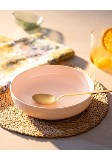 Madame Coco Grasse Yemek Tabağı - Pembe Pembe