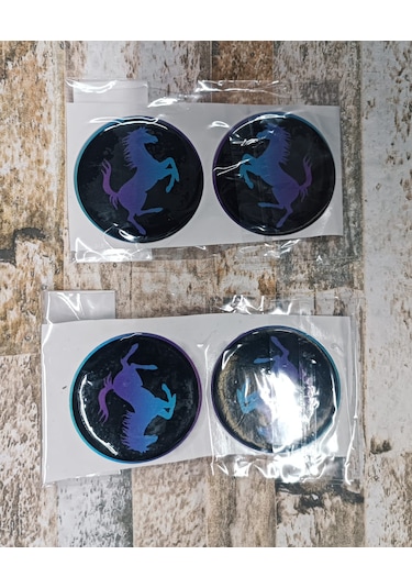 Ferrari Sticker Slikonlu 4x Yeni Model V3