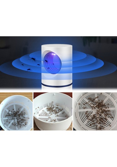 Homyl Usb Elektrikli Sinek Böcek Tuzağı Led 4,72x8,46-inç