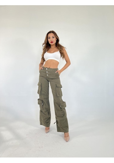 Modasize 6486 Pantolon-haki