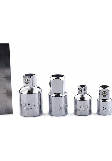 Yihemaoyi 4 Adet 1/4 3/8 1/2 Sürücü Soket Adaptörü