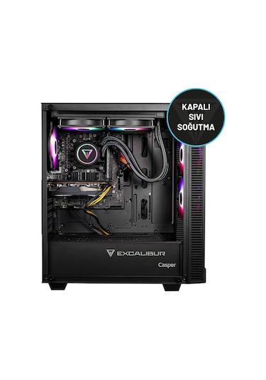 Casper Excalibur E65L.147F-EXT0X-0RD i7-14700F 64 GB 2 TB SSD RTX5060Ti Free Dos Masaüstü Oyuncu Bilgisayarı