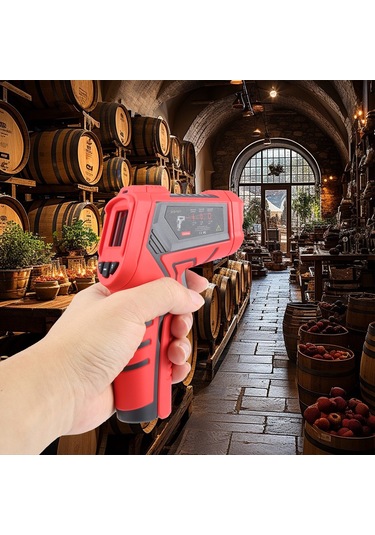 Benetech Gt313c Lcd Ekranlı Kızılötesi Termometre, Dahil Değil