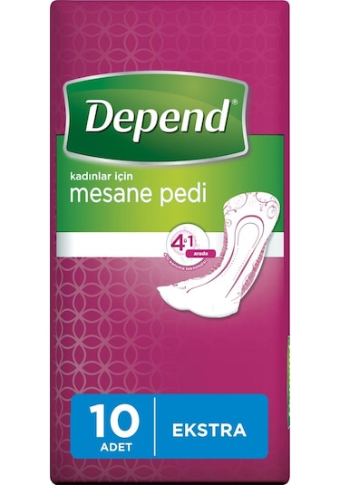 Depend Mesane Pedi Kadın Ekstra 6 x 10'lu
