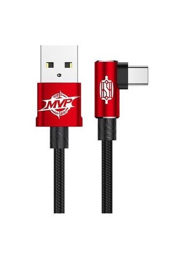 Baseus Type-c Mvp Kablo 1 Metre Siyah Elbow Type Siyah