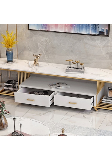Leyda Beyaz Tv Ünitesi