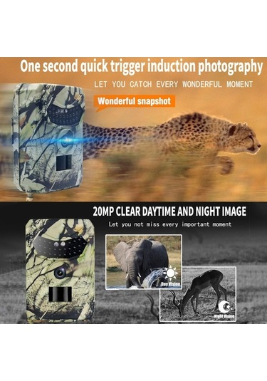 Prestigegoods Pr100 20mp Hd 1080p Kızılötesi Avcılık Kamerası Çok Renkli Çok Renkli