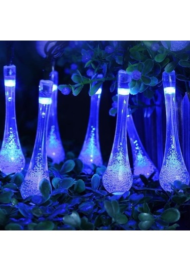 Didadodo Güneş Enerjili 30 Led Dekoratif Işık Mor 30 Adet Mor Led Işık -