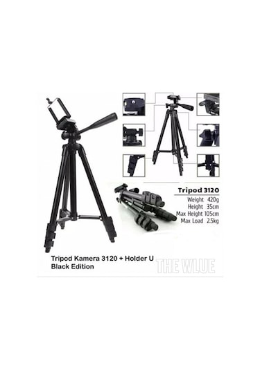 Bluetooth Kumandalı Selfie Tripod 102cm Tüm Telefonlar İle Uyumlu