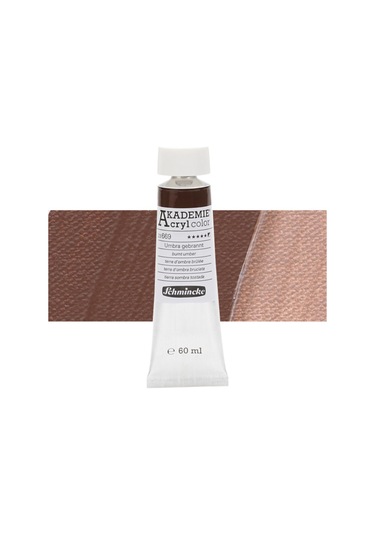 Akademie Akrilik Boya 60ml 669 Burnt Umber Çok Renkli