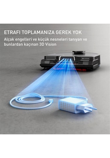 Tefal RG9475 X-Plorer Serie 240+ AI Animal&Allergy Mop Özellikli Akıllı Robot Süpürge