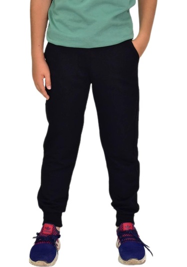 Çocuk Eşofman Altı Paça Manşetli Kız Erkek Bgl-st04726 Siyah