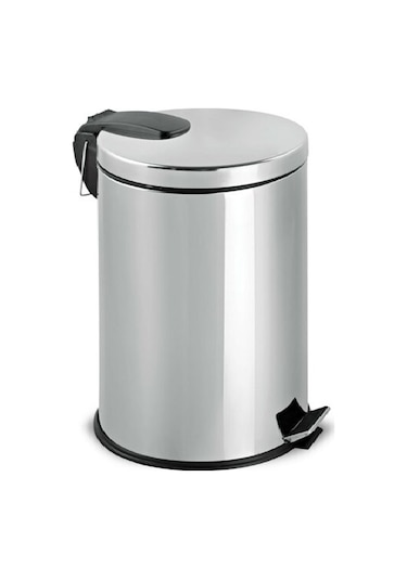 Metal Paslanmaz 30 Litre Pedallı Çöp Kovası