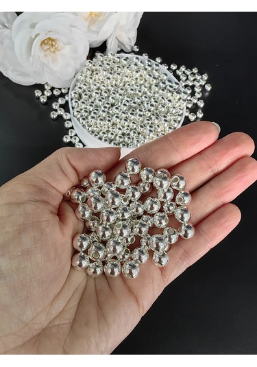 Magazin Dla Rukodel'nic Ip Gavrilov R N Çanta Boncukları Gümüş İnci 8 Mm 50 Gr 220971263